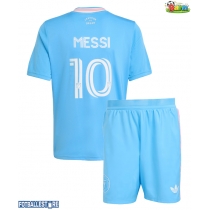 Inter Miami Lionel Messi #10 Tredjedraktsett Barn 2025-26 Kortermet (+ Korte bukser)